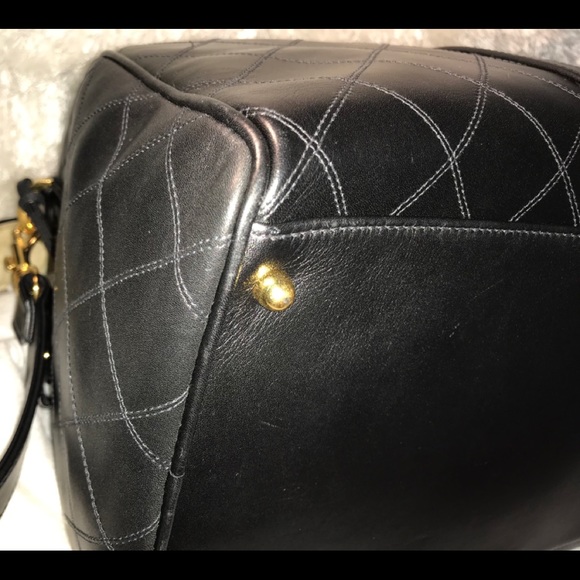 Chanel Lambskin  Boston Weekender Duffel bag SOLD - Picture 7 of 15